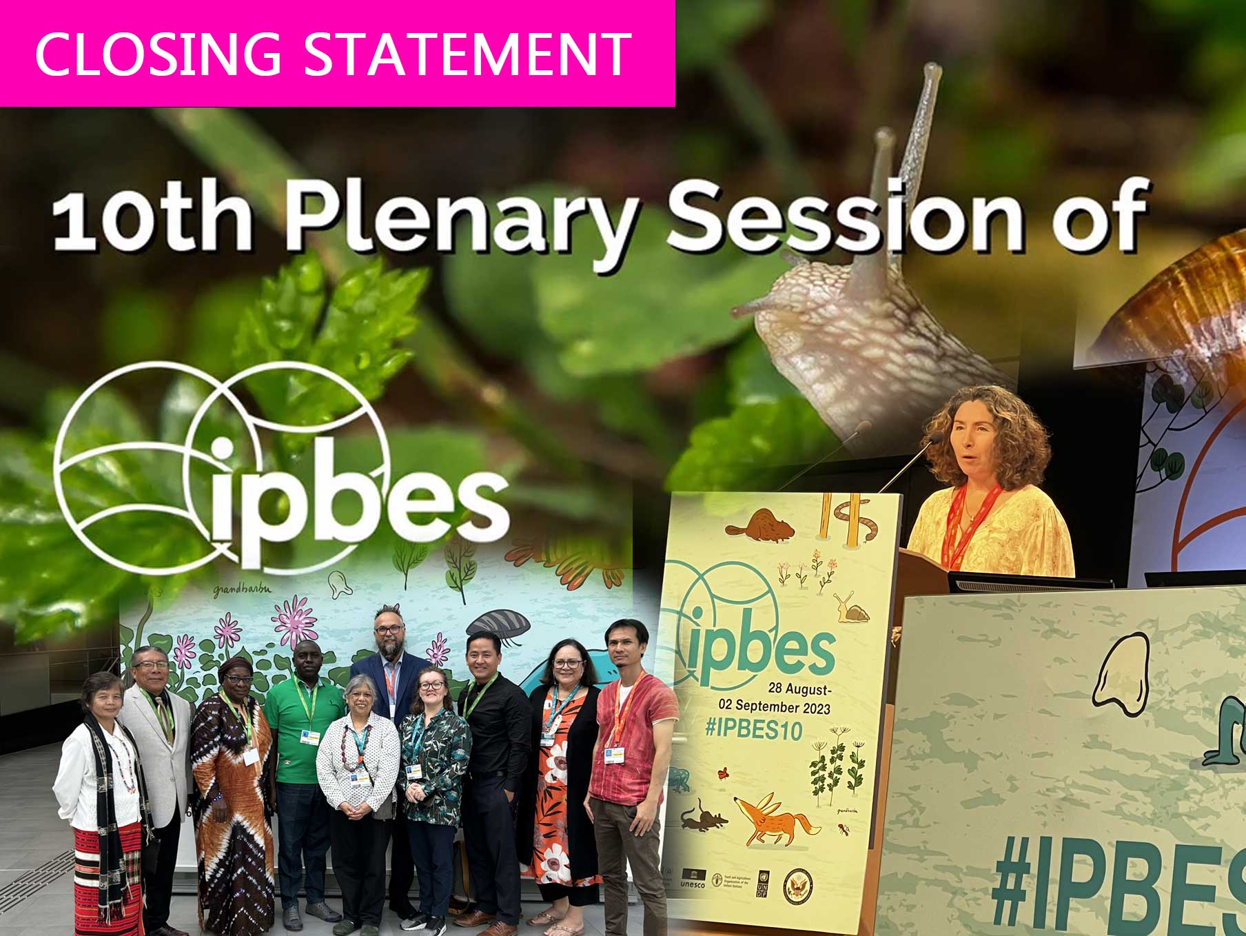 Closing Statement of the IIFBES to the IPBES 10th Plenary 