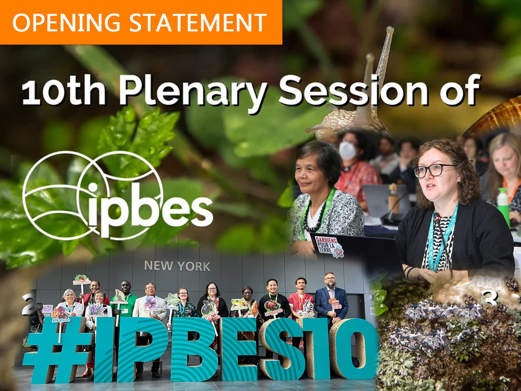 Statement to IPBES10 Opening Plenary Session 